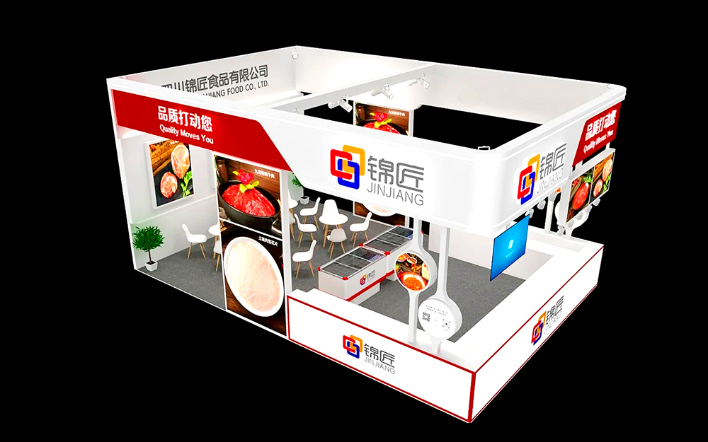 重庆火锅美食文化节展台设计搭建